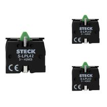 3 Bloco de Contato Auxiliar Steck SLPL42 660V 1NA Frontal 3 Bloco de Contato Auxiliar Steck SLPL42 660V 1NA Frontal