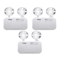 3 Bloco de iluminação BLA 1200 Intelbras 4 horas autonomia 3 Bloco de iluminação BLA 1200 Intelbras 4 horas autonomia