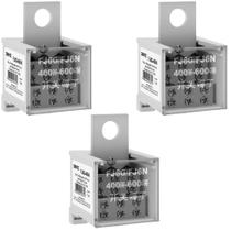 3 bloco distribuicao 6 furos fj6g-400-9 para disjuntor caixa moldada linha cm1-400l