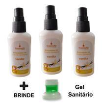 3 Bloqueador de Odor Sanitário Vanilla Banheiro Vaso Privada Free Coco 60ml Elimina Odor - Envio Já