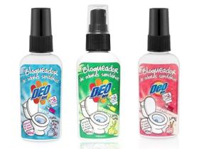 3 Bloqueador De Odores Sanitários Premisse 60Ml Fragrâncias