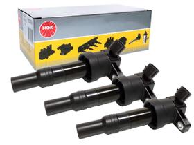 3 Bobina de Ignição Hyundai Hb20 Kia Picanto 3 Cc Kappa 1.0 12v 2011 12 a 2019 NGK Conector 2 Fios 3 Bobina de Ignição Hyundai Hb20 Kia Picanto 3 Cc Kappa 1.0 12v 2011 12 a 2019 NGK Conector 2 Fios