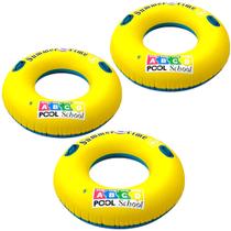 3 Boia Grande p/ Praia Piscina com Alça 90cm Vinil até 80kg