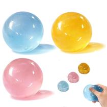 3 bolas antistress de óleo de coco, macias e lentas, 6 cm