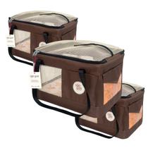 3 Bolsa Transporte Pet Aerial Marrom p/ Gol Dimensões aprovação cabine Almofada removível Cabe no avião 3 Bolsa Transporte Pet Aerial Marrom p/ Gol Dimensões aprovação cabine Almofada removível Cabe no avião
