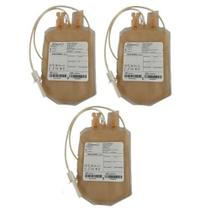 3 Bolsas Satélite para transferência de Hemocomponentes 600 mL 3 Bolsas Satélite para transferência de Hemocomponentes 600 mL