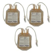 3 Bolsas Satélite transferência de Hemocomponentes 300 mL