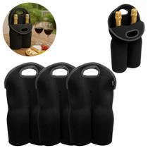 3 Bolsas Térmica Dupla em Neoprene P/ Garrafa de Vinho 36cm 3 Bolsas Térmica Dupla em Neoprene P/ Garrafa de Vinho 36cm
