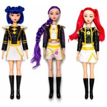 3 Bonecas Guerreiras Do K pop Com Som Luz Acessórios 30cm Estilo Interativo 3 Bonecas Guerreiras Do K pop Com Som Luz Acessórios 30cm Estilo Interativo