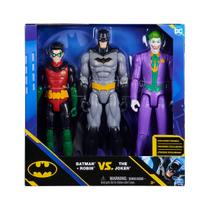 3 Bonecos Robin, Batman e Coringa De 30Cm - Dc 3 Bonecos Robin, Batman e Coringa De 30Cm - Dc