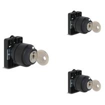 3 Botão Comutador Com Chave PT 0-1 P0 Steck SLCG8D0C 3 Botão Comutador Com Chave PT 0-1 P0 Steck SLCG8D0C