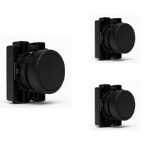 3 Botão De Comando Steck SLPNR8 Industrial Para Automação