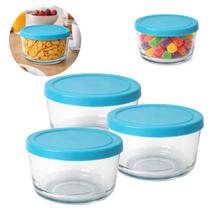 3 Bowls Vidro 150ml Ideal P/ Armazenar Alimentos 3 Bowls Vidro 150ml Ideal P/ Armazenar Alimentos