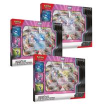 3 Box Pokémon Coleção EX Lendas Azuis Kyogre Xerneas Dialga EX Copag - 7896192352651 3 Box Pokémon Coleção EX Lendas Azuis Kyogre Xerneas Dialga EX Copag - 7896192352651