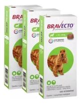 3 Bravecto Antipulga E Carrapato De 10 Á 20kg 500mg Cão Cães