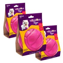 3 Brinquedo Bola Lisa TR 45 Mypetone - Rosa