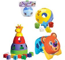 3 Brinquedo Didática Educativa Onça Cubo E Girafa Mercotoys 3 Brinquedo Didática Educativa Onça Cubo E Girafa Mercotoys
