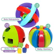 3 Brinquedos Para Bebês Bolas Didática Infantil E Educativo 3 Brinquedos Para Bebês Bolas Didática Infantil E Educativo
