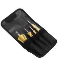 3 Brocas Escalonadas (3-12, 4-12, 4-20 Mm) E Punção Marcador