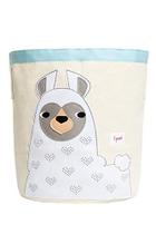 3 Brotos Canvas Storage Bin - Lavanderia e Cesta de Brinquedo para Bebê e Crianças, Lhama