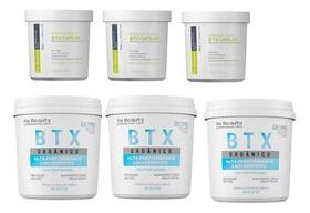 3 Btx Maroccan Argan + 3 Btx Organico Capilar For Beauty 1kg