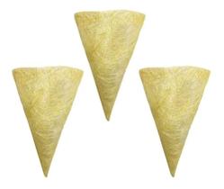 3 Buquê Indonésia Fibra Natural Noiva Namorada Arranjo Flor