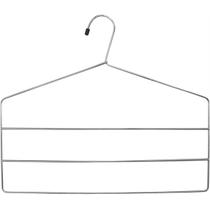 3 Cabides Calceiros Para Calça Bermuda Triplo Cromado