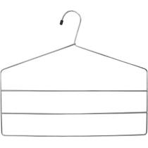 3 Cabides Calceiros Para Calça Bermuda Triplo Cromado 3 Cabides Calceiros Para Calça Bermuda Triplo Cromado