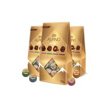 3 Caixa Chocolate Alpino Recheado Nestle Sortidos 195g Cada