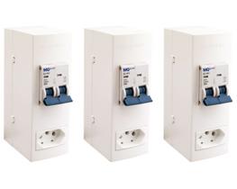 3 Caixa De Sobrepor Ar Condicionado Disjuntor Bipolar 20a 3 Caixa De Sobrepor Ar Condicionado Disjuntor Bipolar 20a