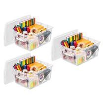 3 Caixa Organizadora Resistente Multiuso 4l Com Trava Ordene 3 Caixa Organizadora Resistente Multiuso 4l Com Trava Ordene