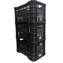 3 Caixa Plastica Agricola Hortifruti Feira Vazad 47L Plasnew