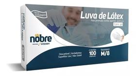 3 caixas c/100 unidades luva descarteveis nobre t/m