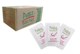 3 Caixas Com 2.000 Cada Sachês Sal Refinado Petit 1G (3Cx)