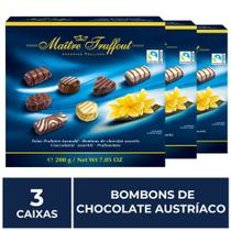 3 Caixas de Bombom Austríaco, Praliné, Maitre Truffout