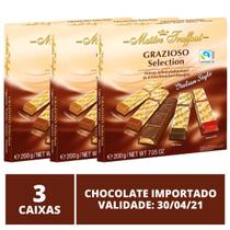 3 Caixas de Chocolate Austríaco, Grazioso, Maître Truffout 3 Caixas de Chocolate Austríaco, Grazioso, Maître Truffout