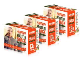 3 Caixas de Protein Snack Pizza All Protein 21 unidades de 30g - 630g