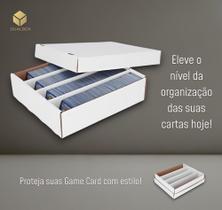 3 Caixas GAME CARD Dualbox Organização - 4.000 Cartas - Magic, Pokémon, Yu-Gi-Oh, Digimon