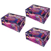 3 Caixas Paçoquita Halloween Fini Tubes Azedinhos 120g