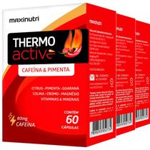 3 caixas thermo active 60cps maxinutri