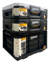 3 Caixas Toughbuilt Stacktech Empilhável Reforçado Uso Geral 3 Caixas Toughbuilt Stacktech Empilhável Reforçado Uso Geral