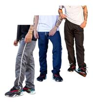 3 Calça Adulto Masc Tactel Reforçada Esportiva Uniforme 076 3 Calça Adulto Masc Tactel Reforçada Esportiva Uniforme 076