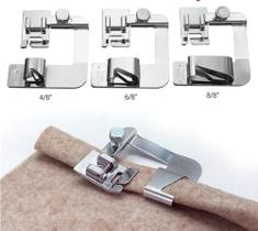 3 Calcadores Kit Sapata Barra Bainha Enrolada 12mm 19mm 25mm