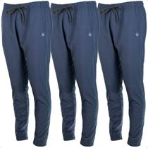 3 Calças Masc Adulto Tactel Com Elastano Leve Academia 120 3 Calças Masc Adulto Tactel Com Elastano Leve Academia 120