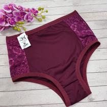 3 calcinha plus size calçola hot pants senhora cintura alta confortável tecido macio (kit 3 vovó) 3 calcinha plus size calçola hot pants senhora cintura alta confortável tecido macio (kit 3 vovó)