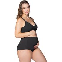 3 Calcinhas Cinta Microfibra Sem Costura Gestante Grávida Loba 3 Calcinhas Cinta Microfibra Sem Costura Gestante Grávida Loba