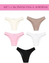 3 Calcinhas Tanga Luminate 0248 Algodão Tamanho:G