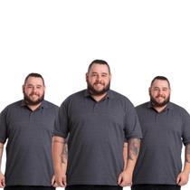 3 Camisa Polo Plus Size Uma Semana de Estilo e Conforto Compre e Economize