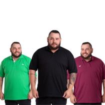 3 Camisa Polo Plus Size Uma Semana de Estilo e Conforto Compre e Economize