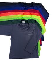 3 camisa uv 50+ infantil 2 ao 8 varias cores
